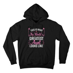 Best Aunt Future Aunt Aunt To Be Auntie Hoodie