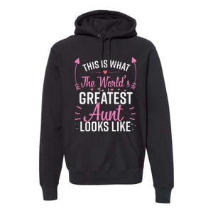 Best Aunt Future Aunt Aunt To Be Auntie Premium Hoodie