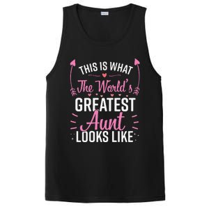 Best Aunt Future Aunt Aunt To Be Auntie PosiCharge Competitor Tank