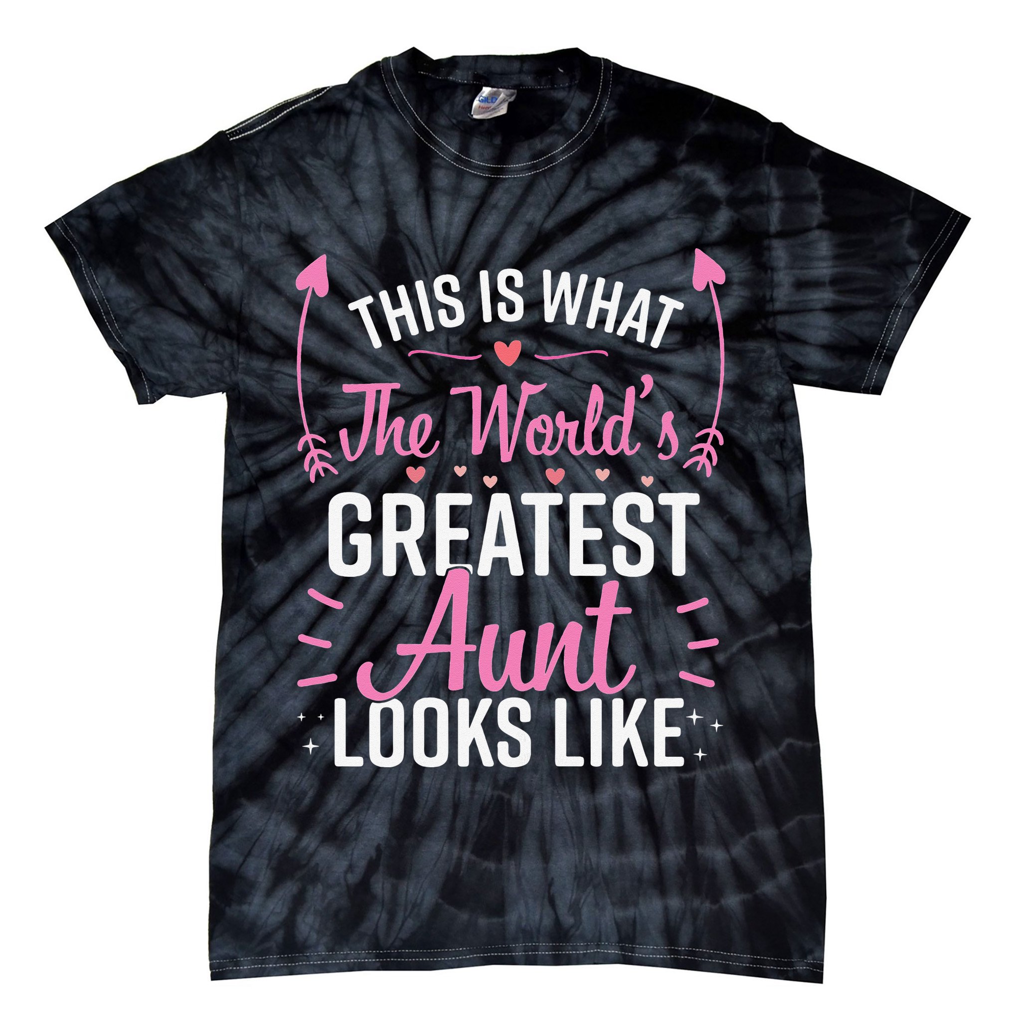 Best Aunt Future Aunt Aunt To Be Auntie Tie-Dye T-Shirt