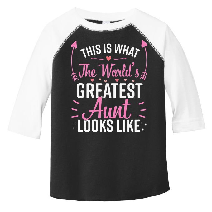 Best Aunt Future Aunt Aunt To Be Auntie Toddler Fine Jersey T-Shirt