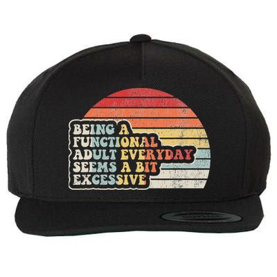 Being A Functional Everyday Seems A Bit Excessive Wool Snapback Cap