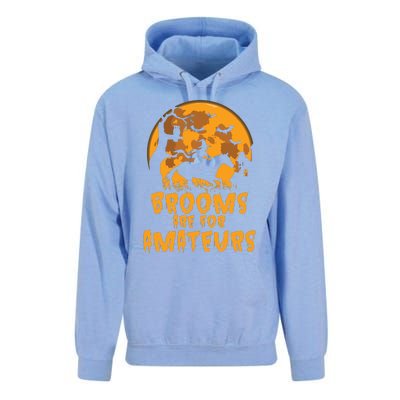 Brooms Are For Amateurs Witch Riding Horse Halloween Women Unisex Surf Hoodie