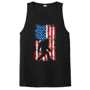 Bigfoot American Flag Sasquatch PosiCharge Competitor Tank