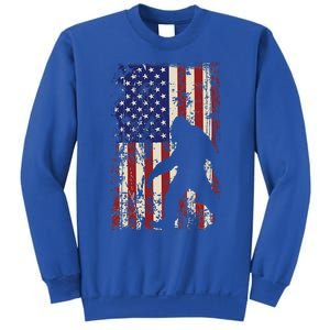 Bigfoot American Flag 4th Of July Patriotic Sweatshirt