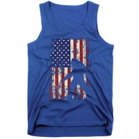 Bigfoot American Flag 4th Of July Patriotic Tank Top