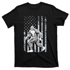 Bigfoot American Flag T-Shirt