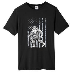 Bigfoot American Flag Tall Fusion ChromaSoft Performance T-Shirt