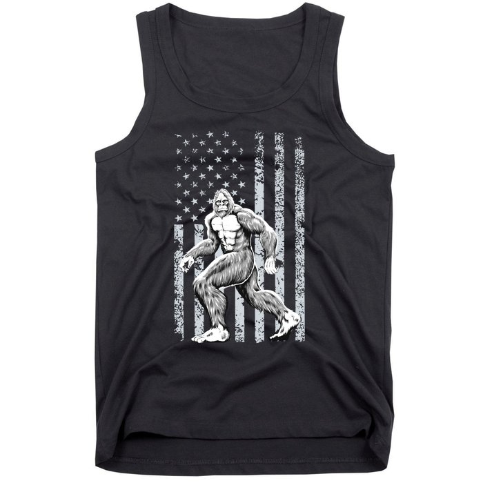 Bigfoot American Flag Tank Top