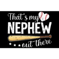 Baseball Aunt Funny ThatS My Nephew Out There Baseball Bumper Sticker