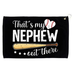 Baseball Aunt Funny ThatS My Nephew Out There Baseball Grommeted Golf Towel