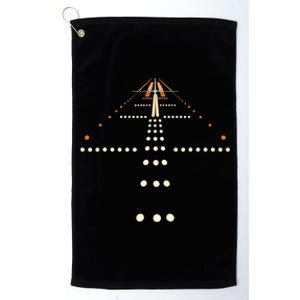 Best Airplane For Women Aviation Aviator Flight Pilot Platinum Collection Golf Towel