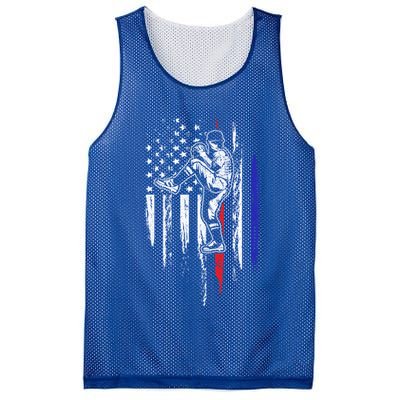 Baseball American Flag Pitcher Usa Pitching 4th Of July Gift Funny Gift Mesh Reversible Basketball Jersey Tank