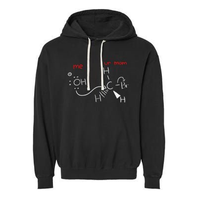 Backside Attack Funny Chemistry Garment-Dyed Fleece Hoodie