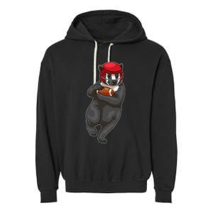 Badger American Football Sports Garment-Dyed Fleece Hoodie