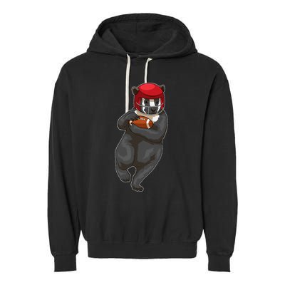 Badger American Football Sports Garment-Dyed Fleece Hoodie