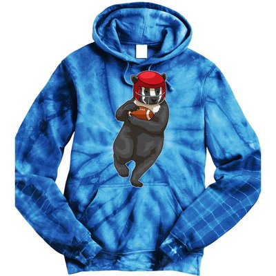 Badger American Football Sports Tie Dye Hoodie