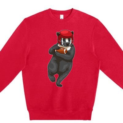 Badger American Football Sports Premium Crewneck Sweatshirt