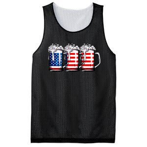 Beer American Flag 4th of July  Merica USA Drinking Mesh Reversible Basketball Jersey Tank