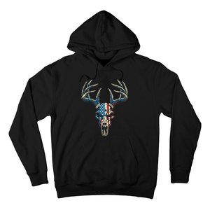 Bowhunting American Flag Usa Bow Whitetail Deer Hunter Hoodie