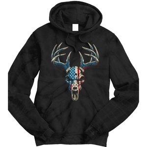 Bowhunting American Flag Usa Bow Whitetail Deer Hunter Tie Dye Hoodie