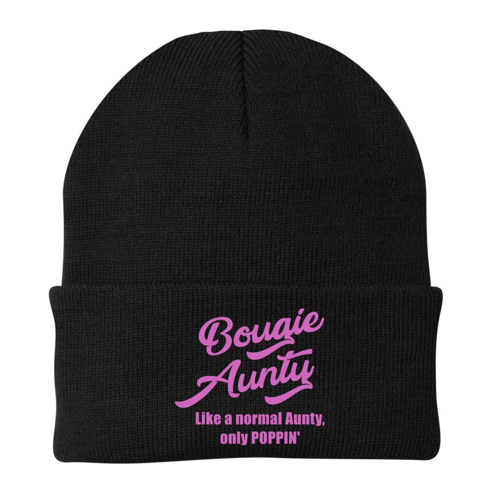 Bougie Aunty Fun Gift For Favorite Aunt Gift Beanie