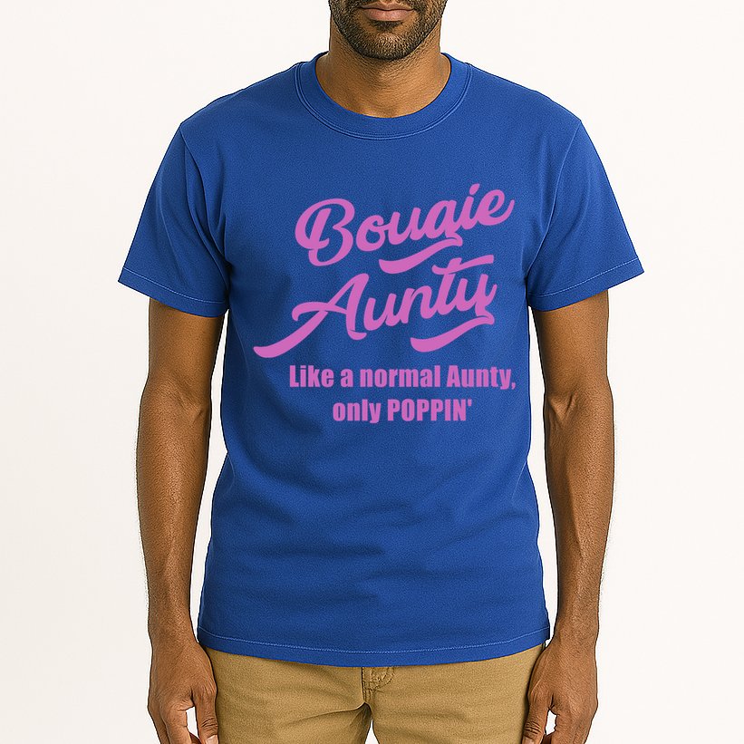 Bougie Aunty Fun Gift For Favorite Aunt Gift Tall T-Shirt