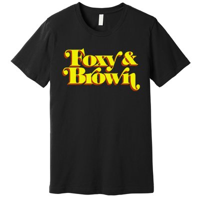 Brown And Foxy Retro Vintage Brown Sugar Premium T-Shirt