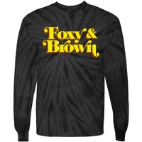 Brown And Foxy Retro Vintage Brown Sugar Tie-Dye Long Sleeve Shirt