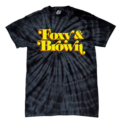 Brown And Foxy Retro Vintage Brown Sugar Tie-Dye T-Shirt