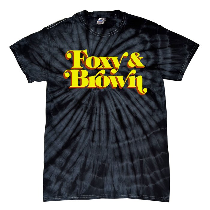 Brown And Foxy Retro Vintage Brown Sugar Tie-Dye T-Shirt