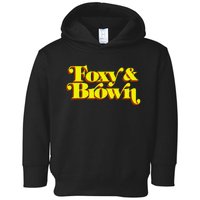 Brown And Foxy Retro Vintage Brown Sugar Toddler Hoodie