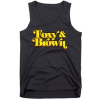 Brown And Foxy Retro Vintage Brown Sugar Tank Top