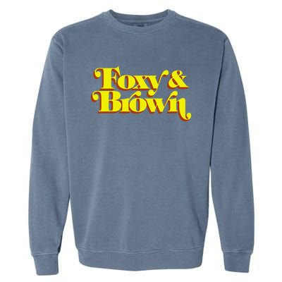 Brown And Foxy Retro Vintage Brown Sugar Garment-Dyed Sweatshirt