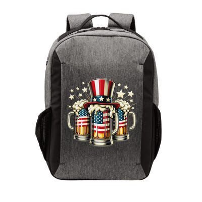 Beer American Flag Usa 4th Of July Party Drinking Women Vector Backpack