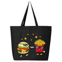 Burger And Fries Friends Cheeseburger Hamburger 25L Jumbo Tote