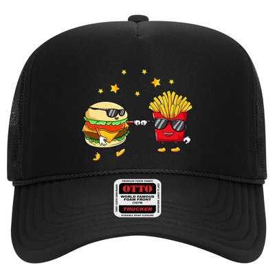 Burger And Fries Friends Cheeseburger Hamburger Trucker Hat