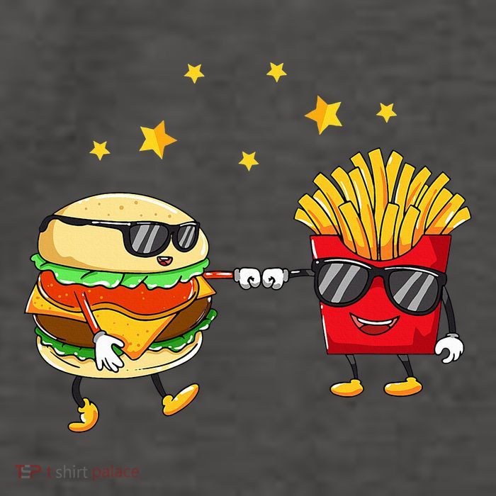 Burger And Fries Friends Cheeseburger Hamburger Vector Backpack
