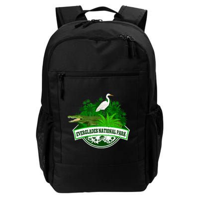 Bird And Florida Alligator Of Everglades National Park Backpack
