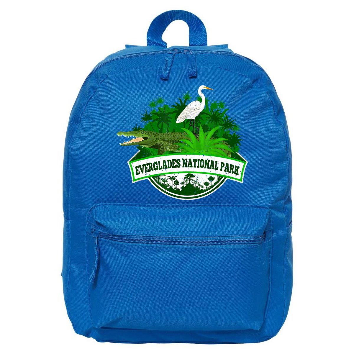 Bird And Florida Alligator Of Everglades National Park 16 in Basic Backpack