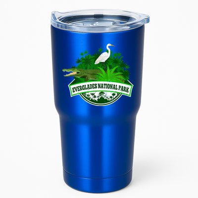 Bird And Florida Alligator Of Everglades National Park Tumbler