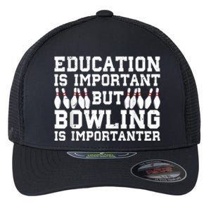 Bowling Art For Men Women Bowling Lover Pin Target Bowlers Flexfit Unipanel Trucker Cap