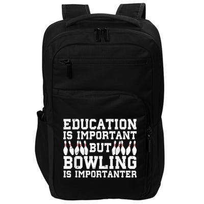 Bowling Art For Men Women Bowling Lover Pin Target Bowlers Impact Tech Backpack
