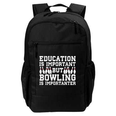 Bowling Art For Men Women Bowling Lover Pin Target Bowlers Backpack