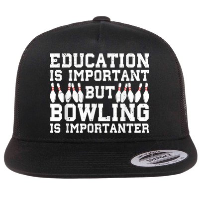 Bowling Art For Men Women Bowling Lover Pin Target Bowlers Flatbill Hat