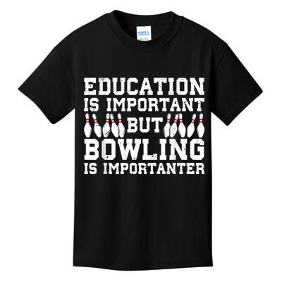 Bowling Art For Men Women Bowling Lover Pin Target Bowlers Kids T-Shirt