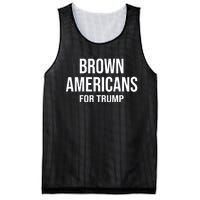 Brown Americans For Trump Mesh Reversible Basketball Jersey Tank