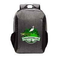 Bird And Florida Alligator Of Everglades National Park Vector Backpack