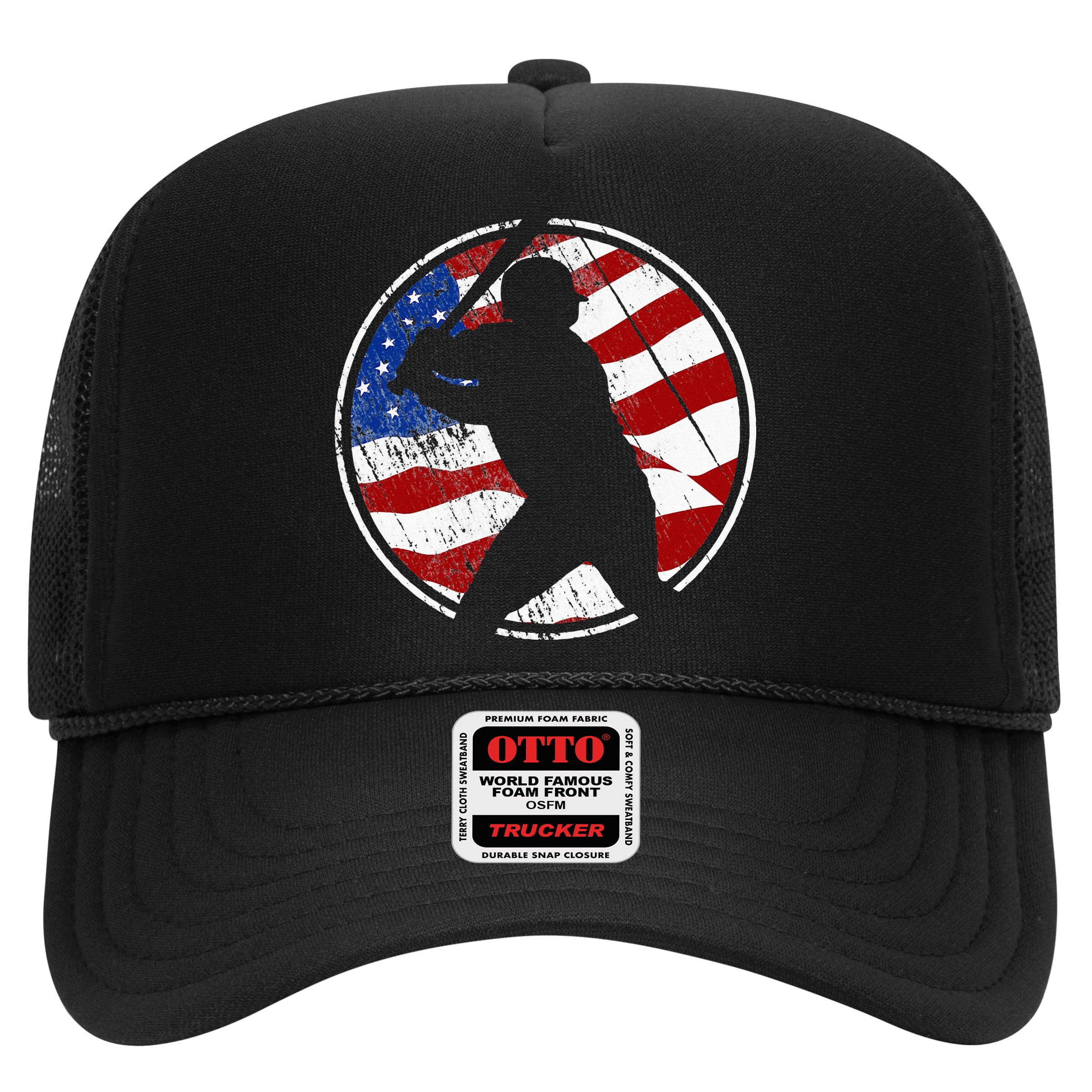 Baseball American Flag Vintage Baseball Hat