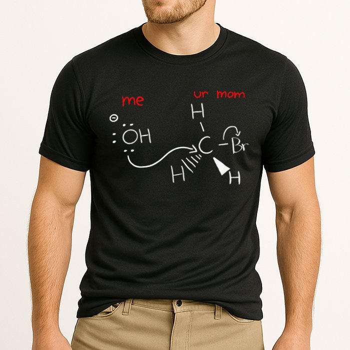 Backside Attack Funny Chemistry Cooling Performance Crew T-Shirt